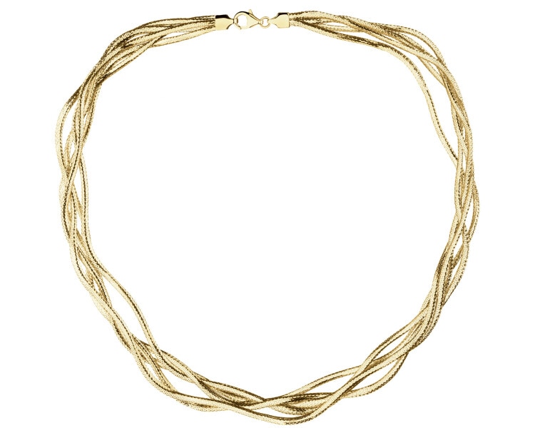 9 K Yellow Gold Necklace 