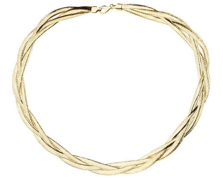 9 K Yellow Gold Necklace 