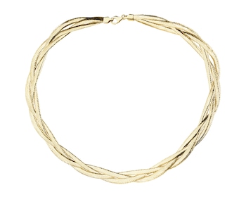 9 K Yellow Gold Necklace 