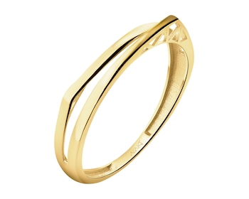 14 K Yellow Gold Band Ring 