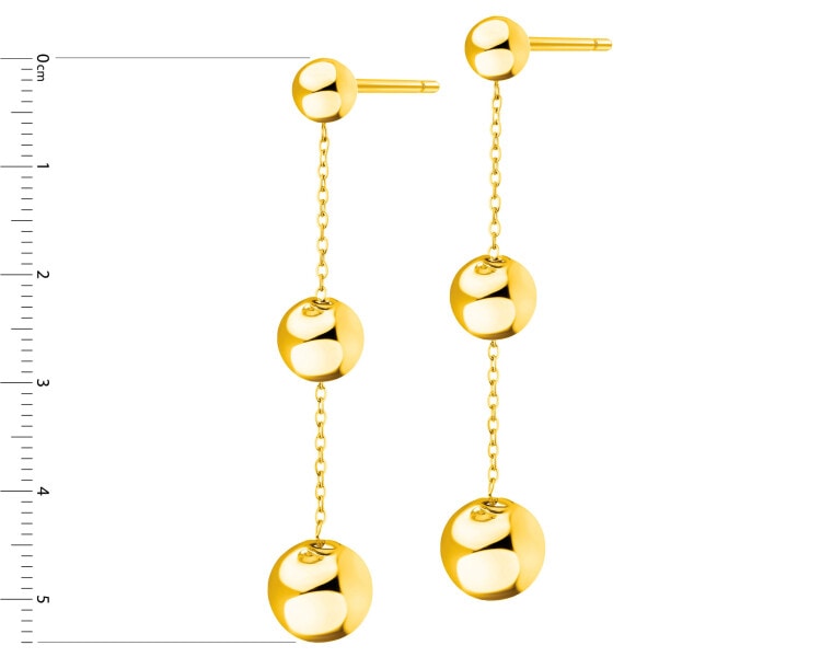 Kolczyki ze stali szlachetnej - kulki