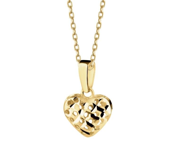 8 K Yellow Gold Pendant 