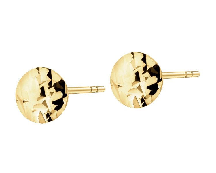 14 K Yellow Gold Earrings 