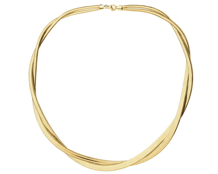 9 K Yellow Gold Necklace 