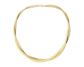 9 K Yellow Gold Necklace 