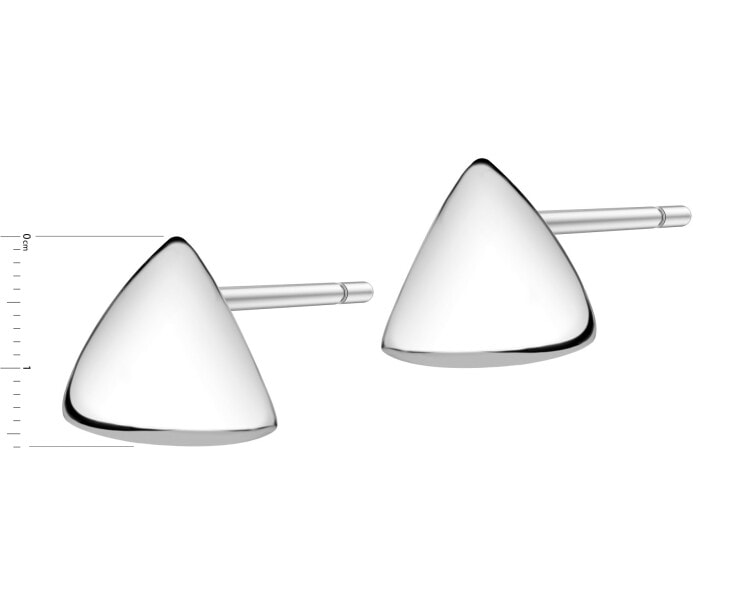 Rhodium Plated Silver Earrings