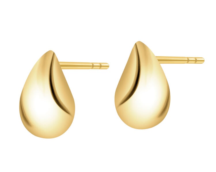 Gold-Plated Silver Earrings