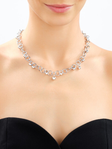 Rhodium Plated Silver Necklace 