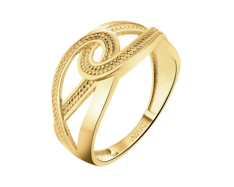 8 K Yellow Gold Ring 