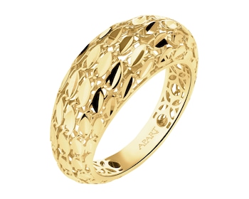 14 K Yellow Gold Band Ring 