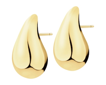 9 K Yellow Gold Earrings 