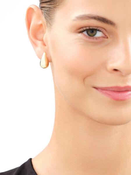 9 K Yellow Gold Earrings 