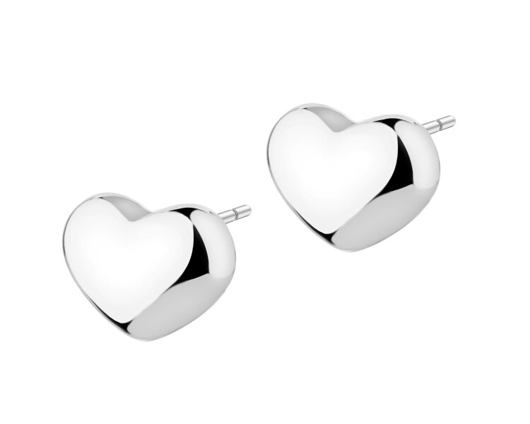 Rhodium Plated Silver Earrings 