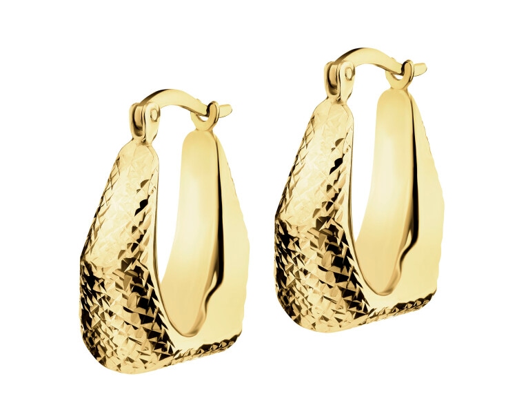 14 K Yellow Gold Earrings 