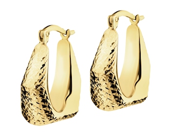 14 K Yellow Gold Earrings 