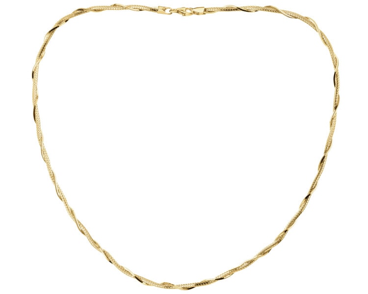 9 K Yellow Gold Necklace 