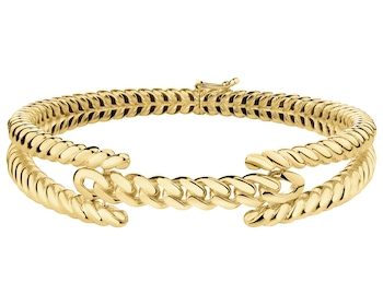 14 K Yellow Gold Rigid Bracelet 