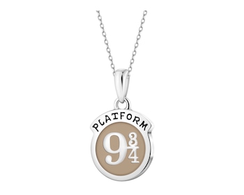 Silver pendant with enamel - Harry Potter, platform 9 and ¾, Warner Bros. Discovery