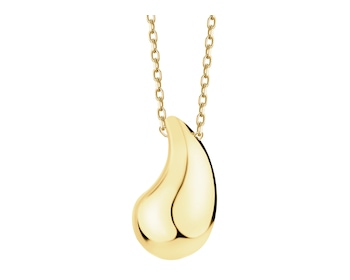 9 K Yellow Gold Necklace 