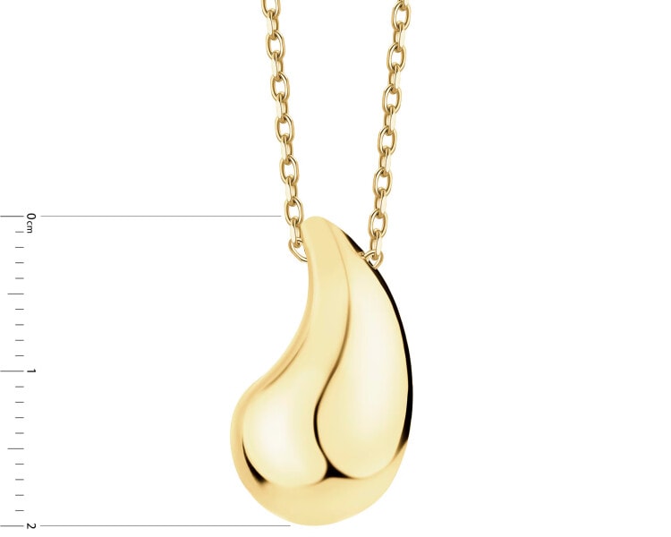 9 K Yellow Gold Necklace 