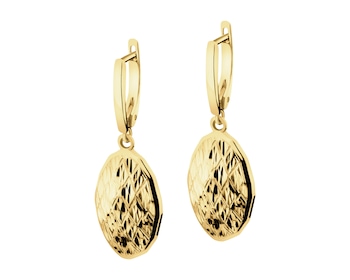 14 K Yellow Gold Dangling Earring 