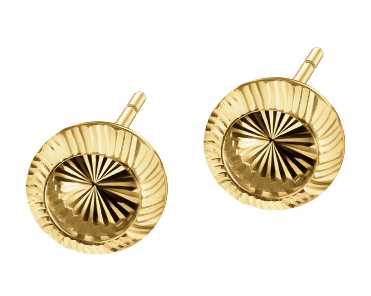 14 K Yellow Gold Earrings 