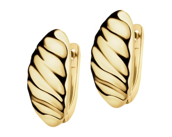 14 K Yellow Gold Earrings 