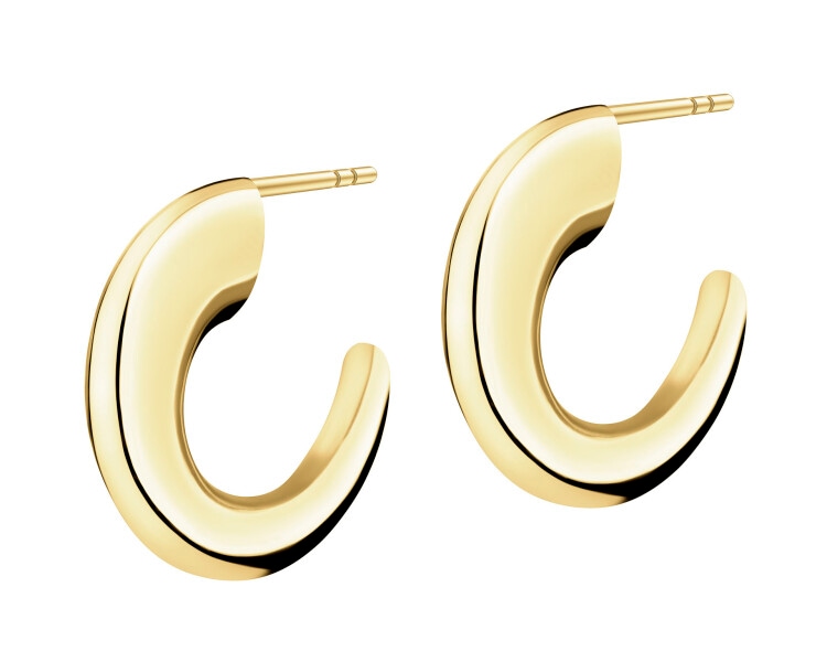 9 K Yellow Gold Earrings 