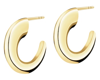 9 K Yellow Gold Earrings 