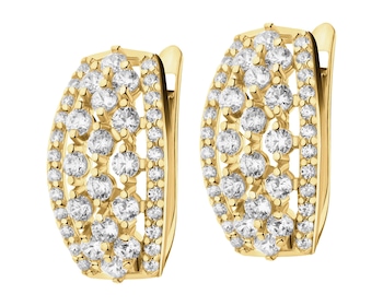 8 K Yellow Gold Earrings