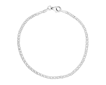 Rhodium Plated Silver Bracelet