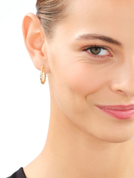 9 K Yellow Gold Hoop Earring 