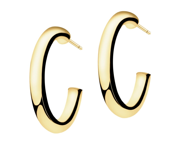 9 K Yellow Gold Hoop Earring 