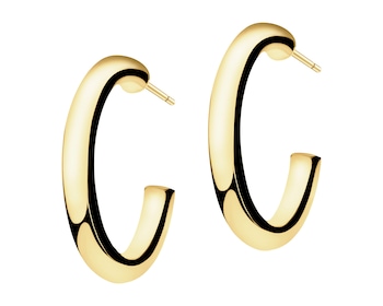 9 K Yellow Gold Hoop Earring 