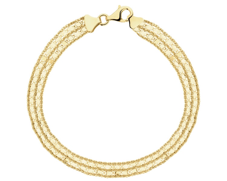 14 K Yellow Gold Bracelet 