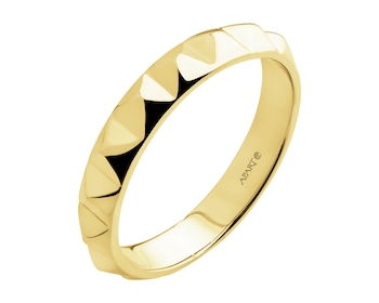 Gold-Plated Silver Band Ring 