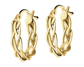 9 K Yellow Gold Hoop Earring 