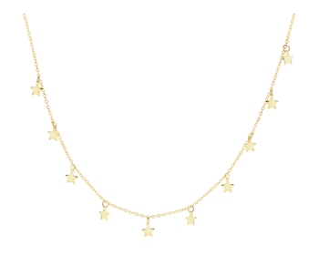 9 K Yellow Gold Necklace 