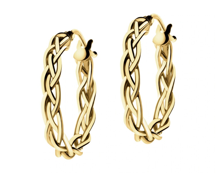 14 K Yellow Gold Hoop Earring 