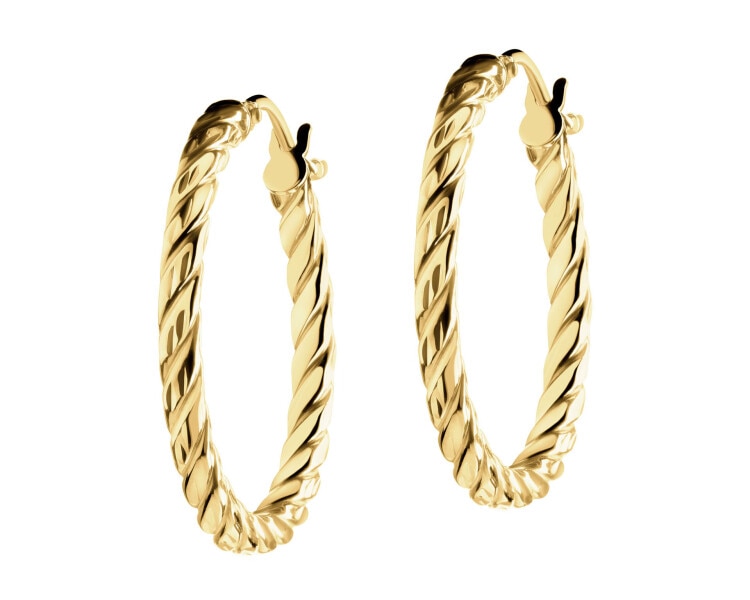 14 K Yellow Gold Hoop Earring 