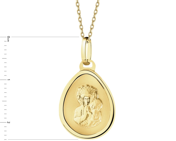 Gold pendant - holy medal