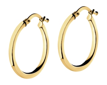 9 K Yellow Gold Hoop Earring 