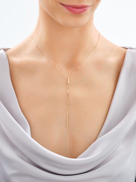 9 K Yellow Gold Necklace 