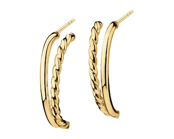 9 K Yellow Gold Earrings