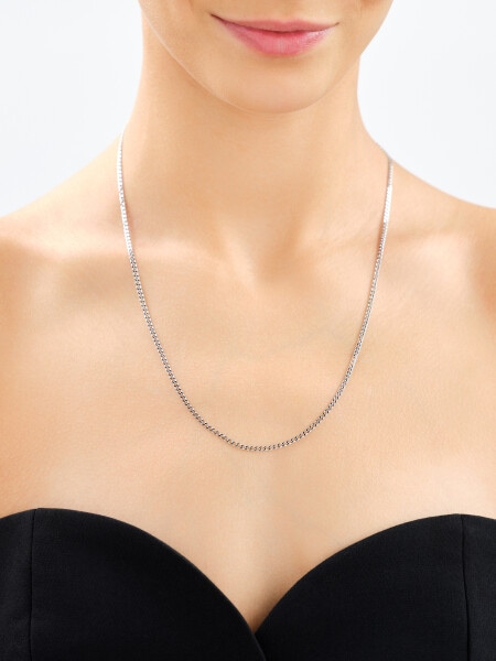 Rhodium Plated Silver Neck Chain 