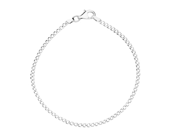 Rhodium Plated Silver Bracelet