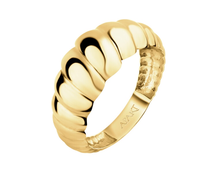 14 K Yellow Gold Band Ring 