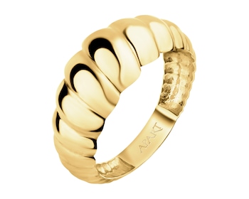 14 K Yellow Gold Band Ring 