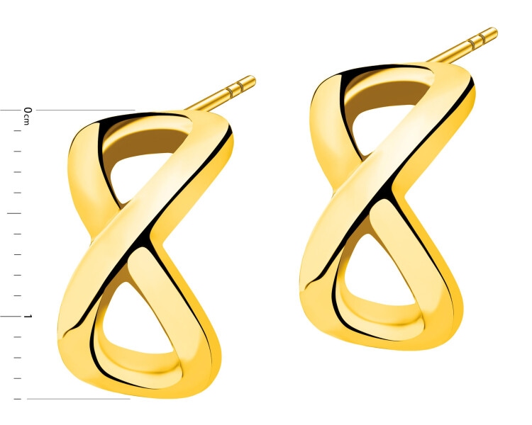 Kolczyki ze stali szlachetnej - nieskończoność