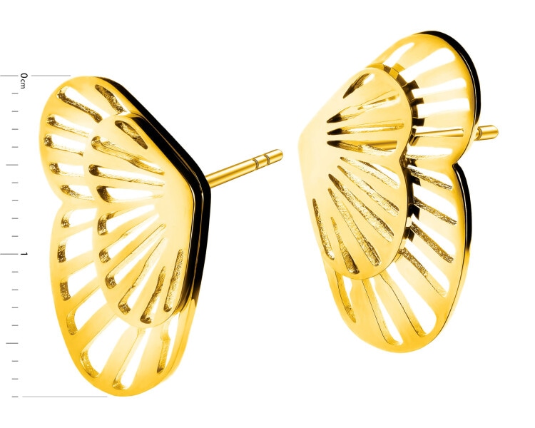 Kolczyki ze stali szlachetnej - motyle